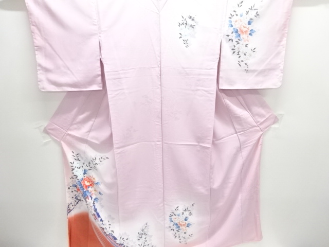 未使用品　花模様訪問着